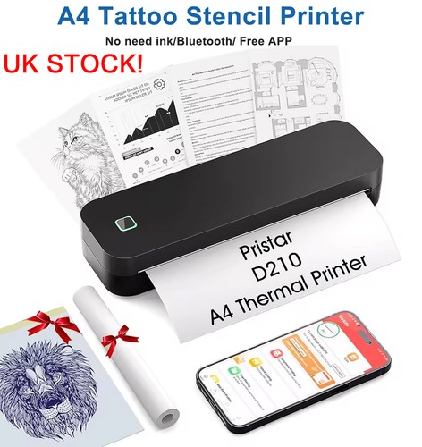 Wireless thermal printer - a4,
