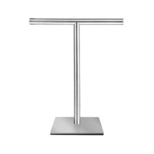 Towel Rack Freestanding Towel Holder Drying Shelf Stand 304 Stainless Steel UK