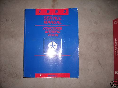 1993 eagle vision service - vision, shop