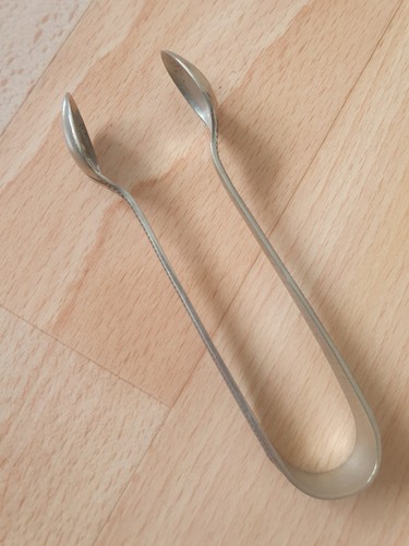 Vintage small ice sugar tongs - vintage,