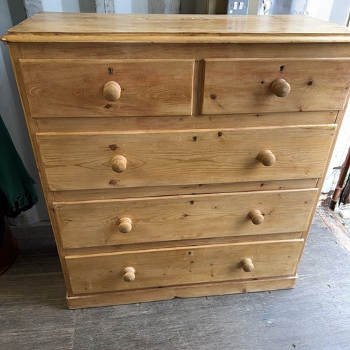 Vintage pitch pine chest - pitch,