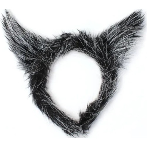 Faux fur fabric werewolf ears - faux,