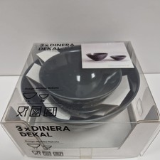 IKEA Dinera Dekal Bowl Set x3