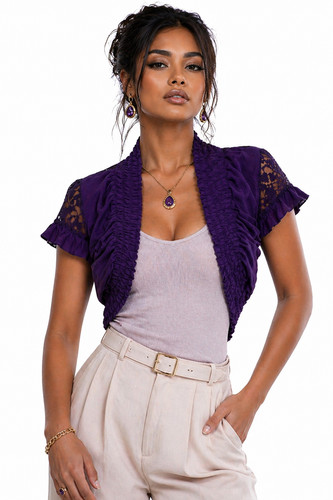 Womens lace bolero shrug - bolero,