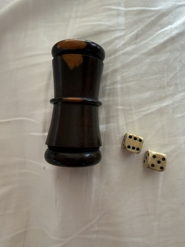 Georgian treen lignum vitae - lignum,