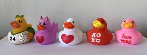 Cute rubber ducks set 5 - ducks,
