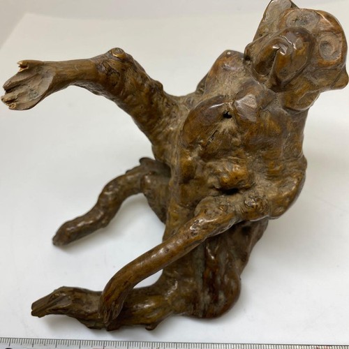 Japanese antique carved tree - antique,
