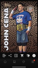 Topps WWE Slam John Cena Bronze Idol Challenge x100 Rares