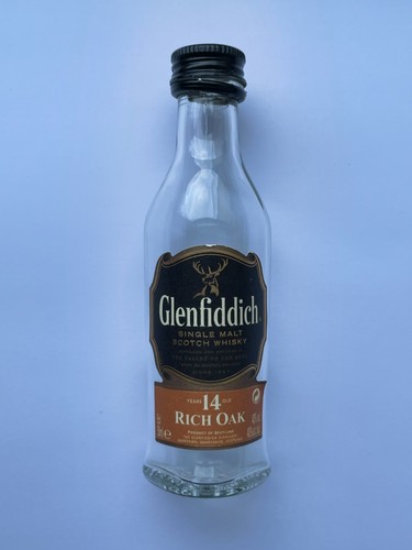 Glenfiddich years old empty - glenfiddich,