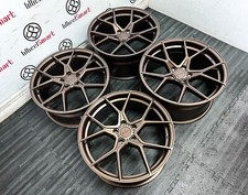 NEW VELOCITY VF5 ALLOY WHEELS- 5 x 120 MATT COPPER - FITS BMW 3 4 5 6 7 SERIES