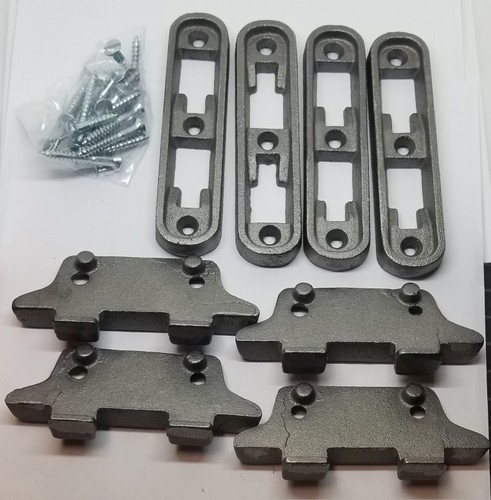 Medium cast iron bed rail - iron,