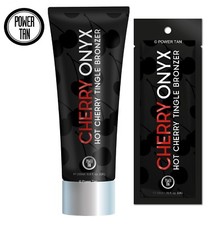 Power Tan Cherry Onyx Tingle 250ml/20ml Sunbed Tanning Lotion Accelerator Cream 
