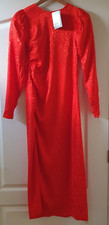 H&M Women's Dress Red Gathered