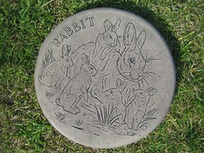 Garden Stepping Stones Rabbit
