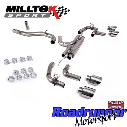 Milltek golf mk8 exhaust - r,