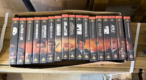 James bond vhs - james,
