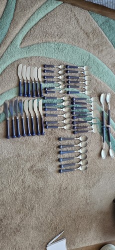 Denby regency cutlery set blue - denby,