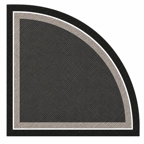 Triangle corner area rug - triangle,