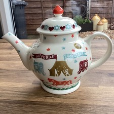 EMMA BRIDGEWATER  4  MUG TEAPOT GIFFORDS CIRCUS 25 YEARS  NEW