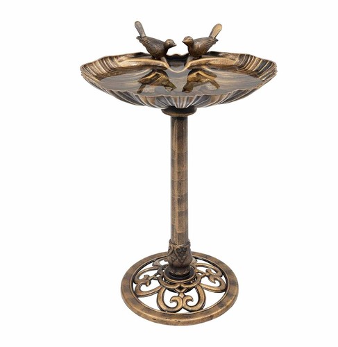 Bronze effect bird bath strong - effect,