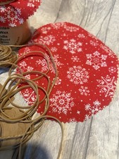 Christmas Jam Jar Covers