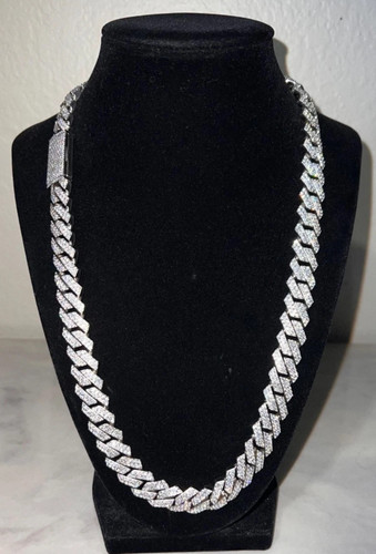 Vvs1 moissanite cuban - cuban, link