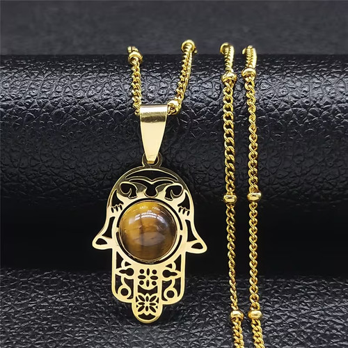 Stunning stainless steel hamsa - stunning,