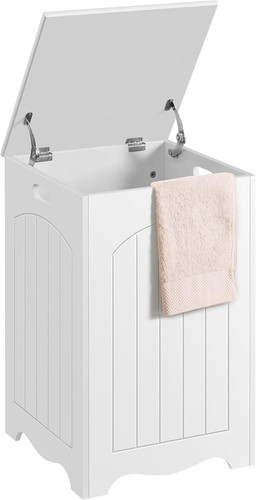 Wooden laundry hamper basket - wooden,