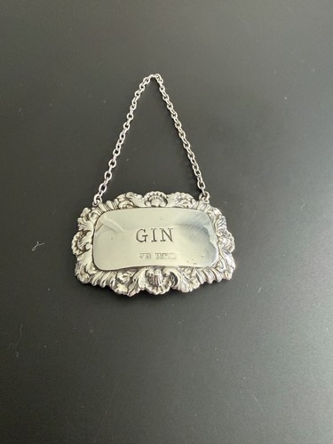 Solid silver rococo style gin - solid,