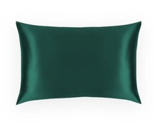 100% Pure Mulberry Silk Pillowcase - 22mm Hypoallergenic, Anti Aging, Emerald