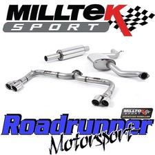 Milltek Leon Cupra 2.0 280PS Exhaust 3" Cat Back System LOUDER Polish Quad Tails