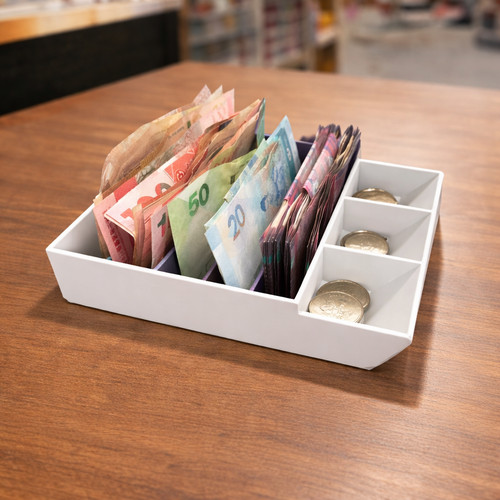 Cash tray coin note - cash, &