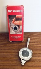 Vintage Map Measurer In Original Box Opisometer Curvimeter W.German Brookstone 