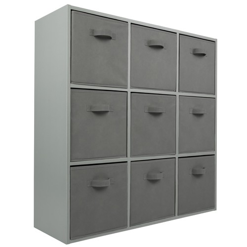 Grey tier cube storage - 3, 9