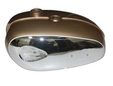 New Petrol Fuel Tank Golden Painted Chrome Plated 1960s Bsa Thunderbolt A65 S2u