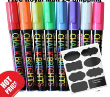 8 Liquid Chalk Pens Marker