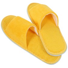  4 Pairs Disposable Shoes for Guests Travel Slippers Women Single Use Hotel