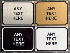 Personalised Signs Metal ANY