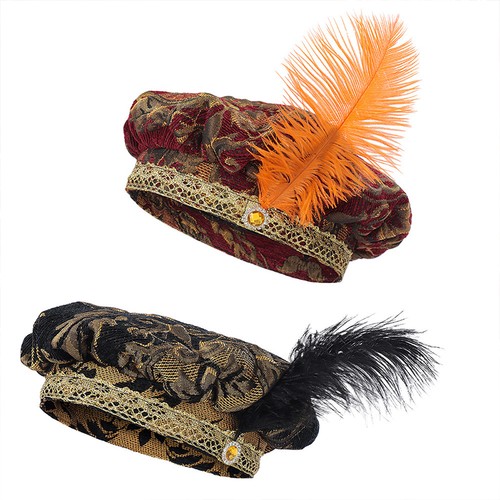 Medieval tudor hat with - medieval,
