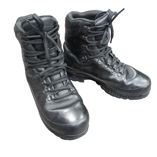 Meindl black leather combat - meindl,