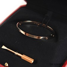 CARTIER 18CT ROSE GOLD LOVE