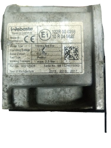 Webasto thermo top evo - evo, volt