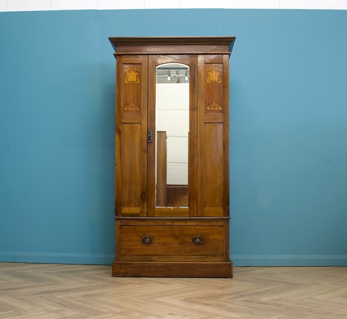 Antique art nouveau mahogany - art,