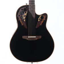 Ovation 1868-5 Elite Super-Shallo 1996 Used Ebony Fingerboard Black w/Hard Case