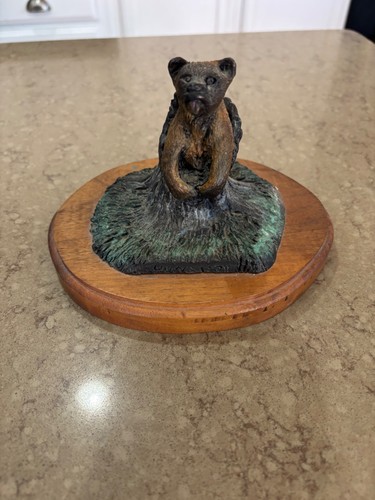 Vintage bronze brass artist - bronze,