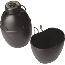 KombatUK Army Cadet Camping Tough PVC Pattern 58 Style Water Bottle Flask & Cup