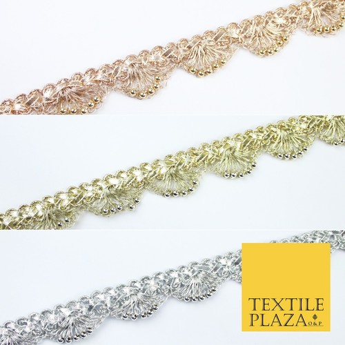 Chrome pearl beaded swag - chrome,