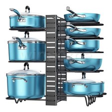 8 tiers Pot Pan Organiser Lid