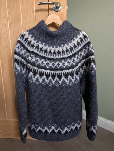 Hand knitted mohair - hand,