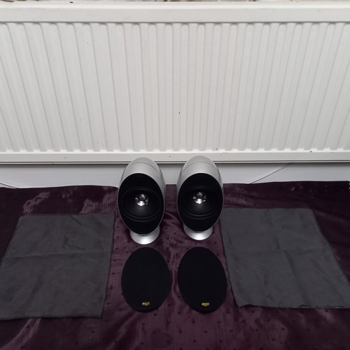 Pair silver 100w speakers kef - pair,
